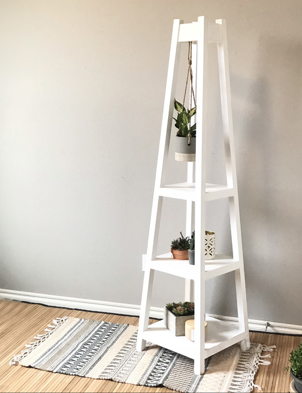 White on sale plant table